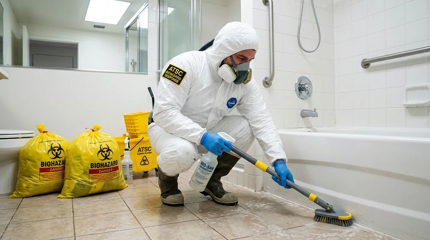 Decontamination equipment deployed for Blood Cleanup in Perrysburg